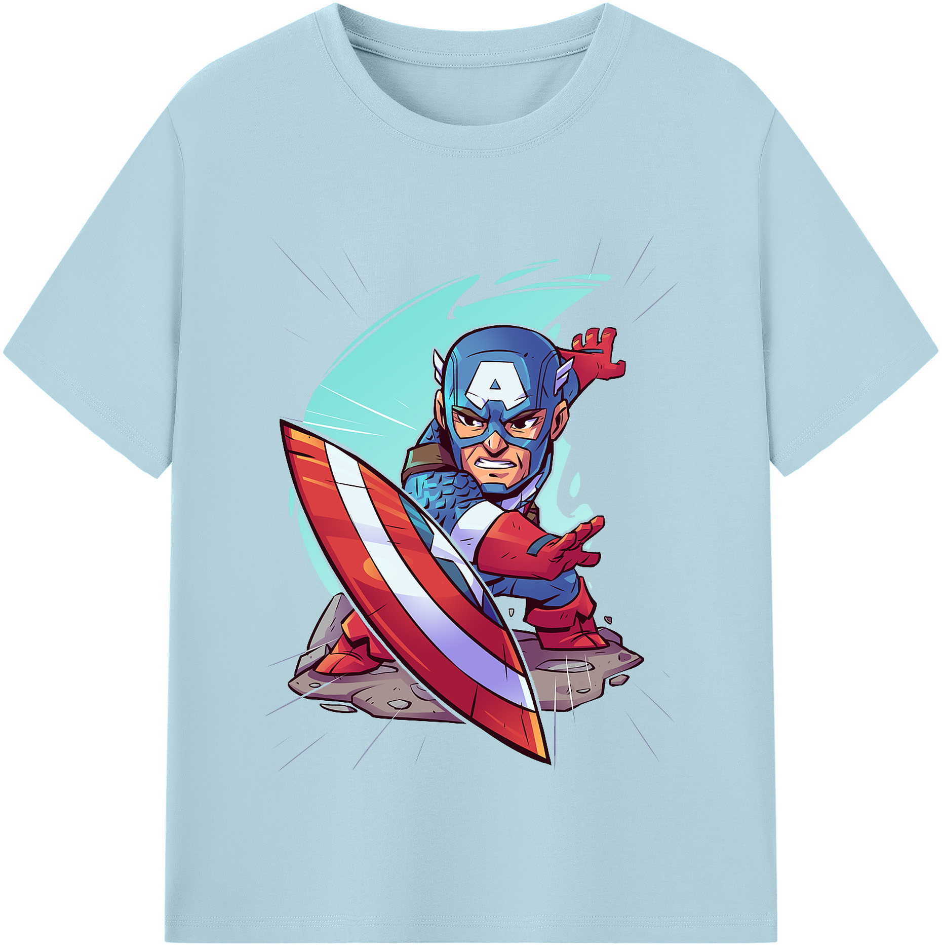 （画像用） アベンジャーズ The Avengers 綿100％半袖Tシャツ（フロントプリント）